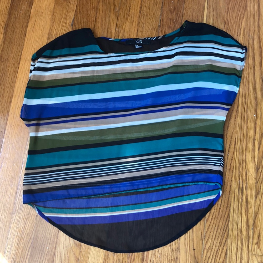 Sheer crop top